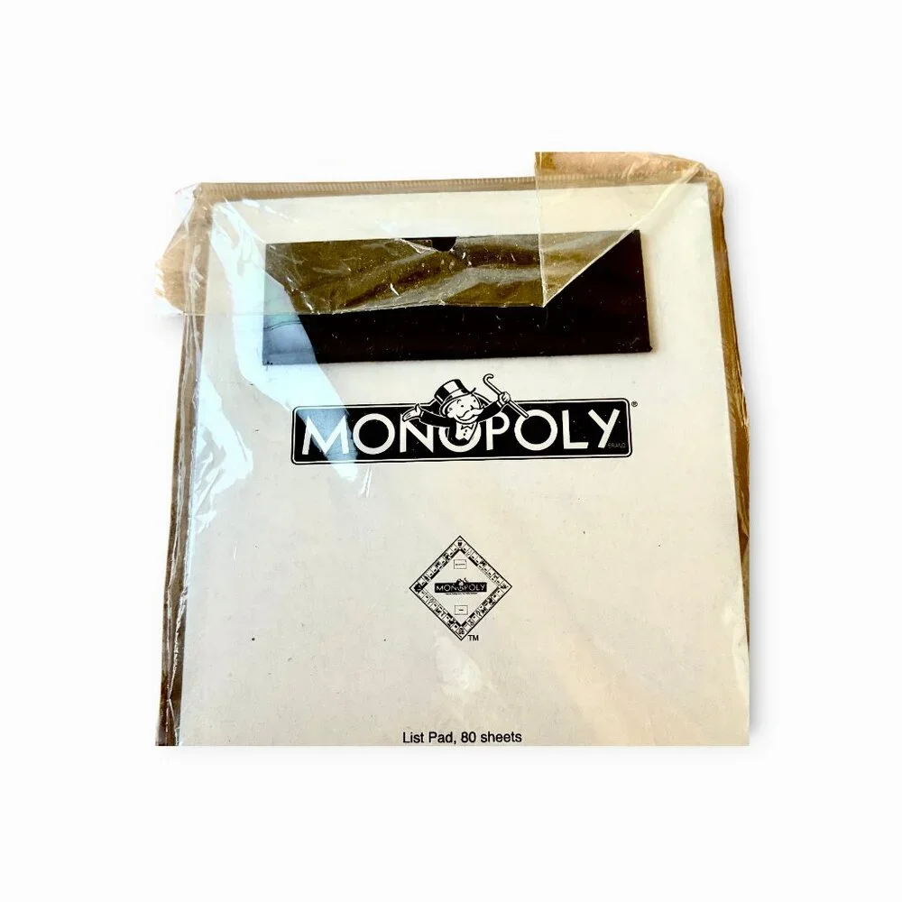 MONOLOPY Hasbro Magnetic Notepad List Pad Grocery Planner for Fridge 80 Sheets